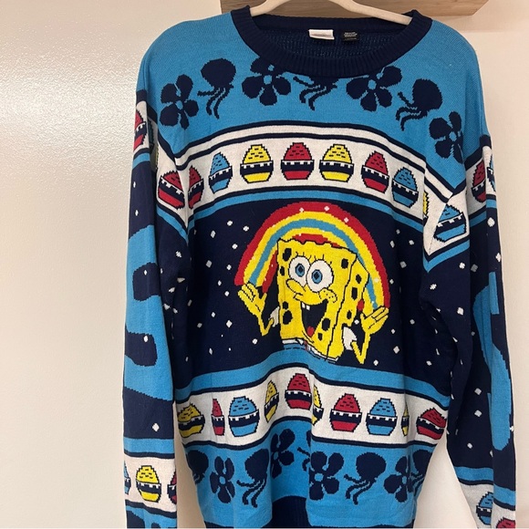 SpongeBob Christmas Sweater - Picture 1 of 5